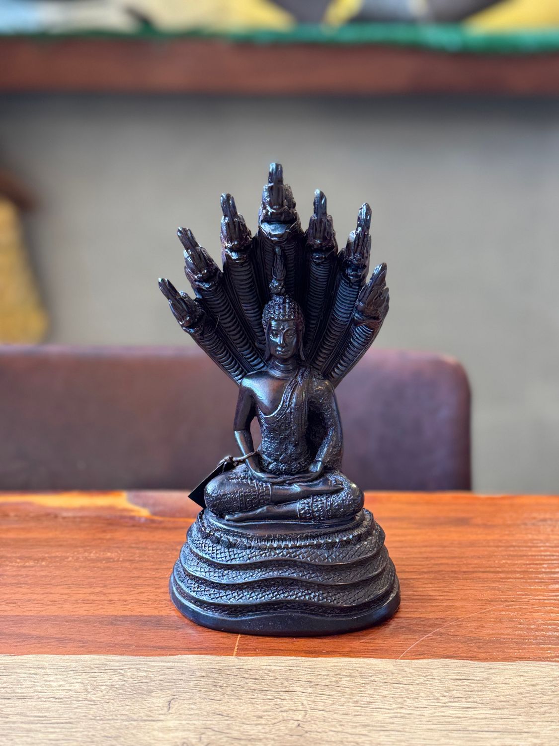 Resin Buddha Sheltered by Naga Hood