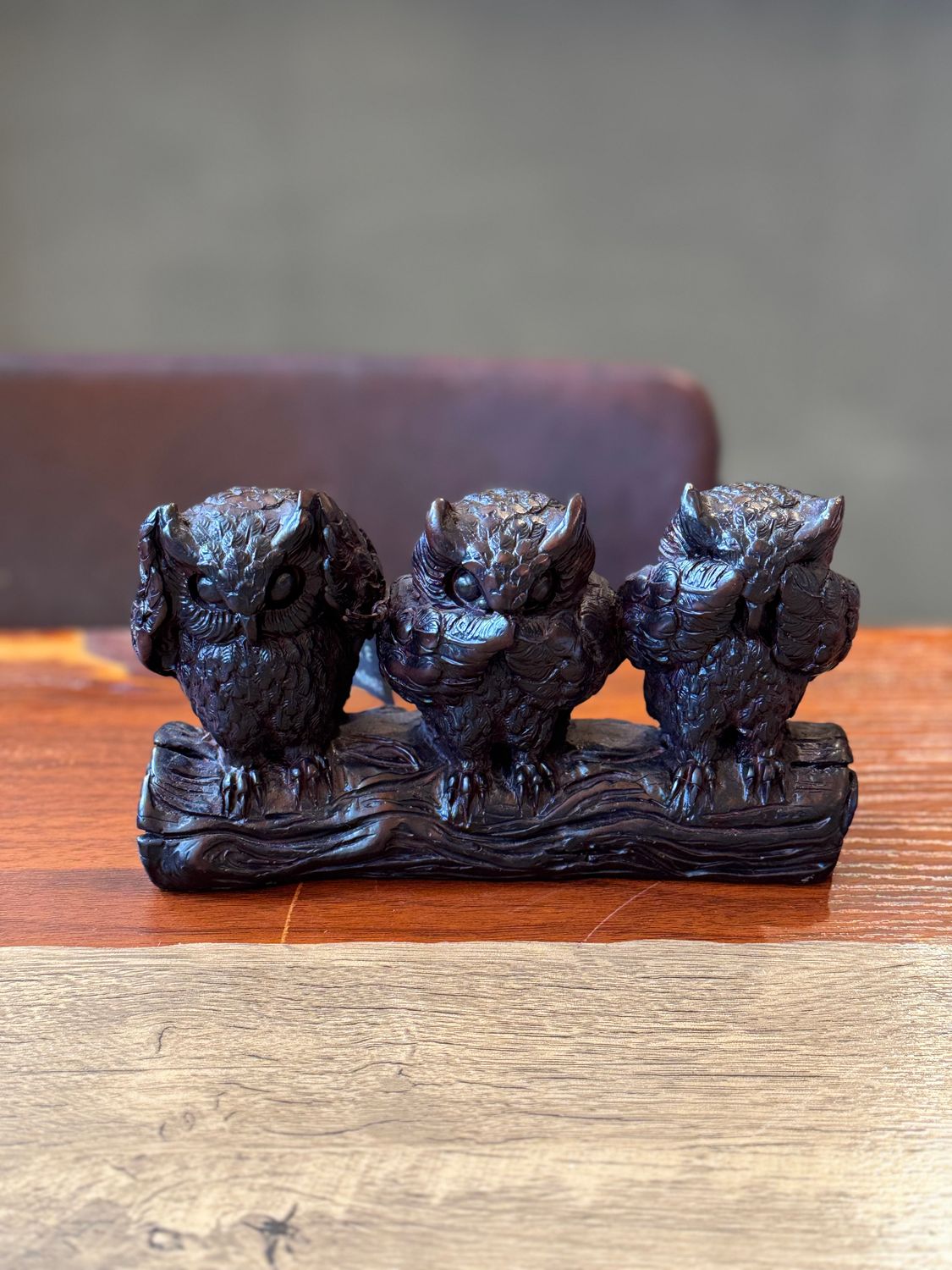 Resin 3 Wise Owls