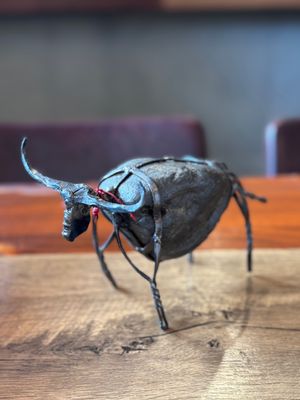 Metal Art with Stone (A)