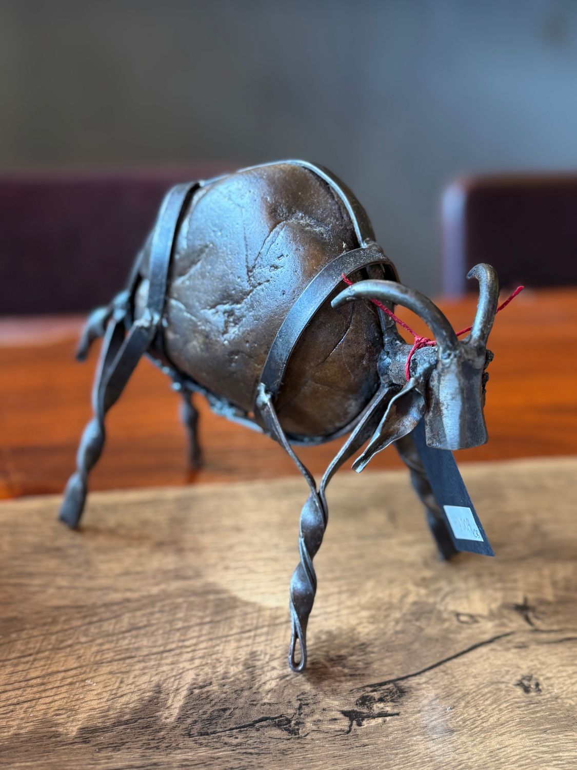 Metal Art with Stone (B)