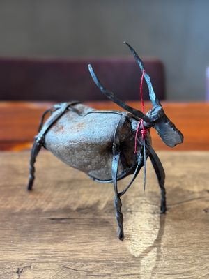 Metal Art with Stone (C)