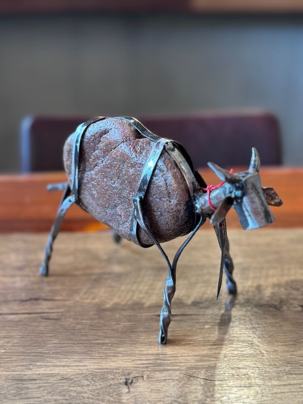 Metal Art with Stone (D)