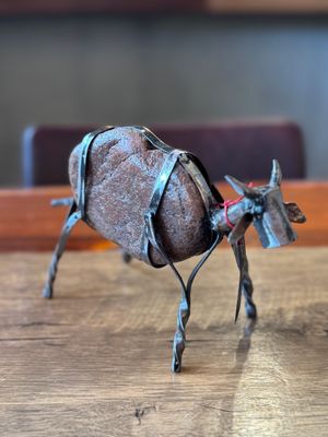 Metal Art with Stone (D)
