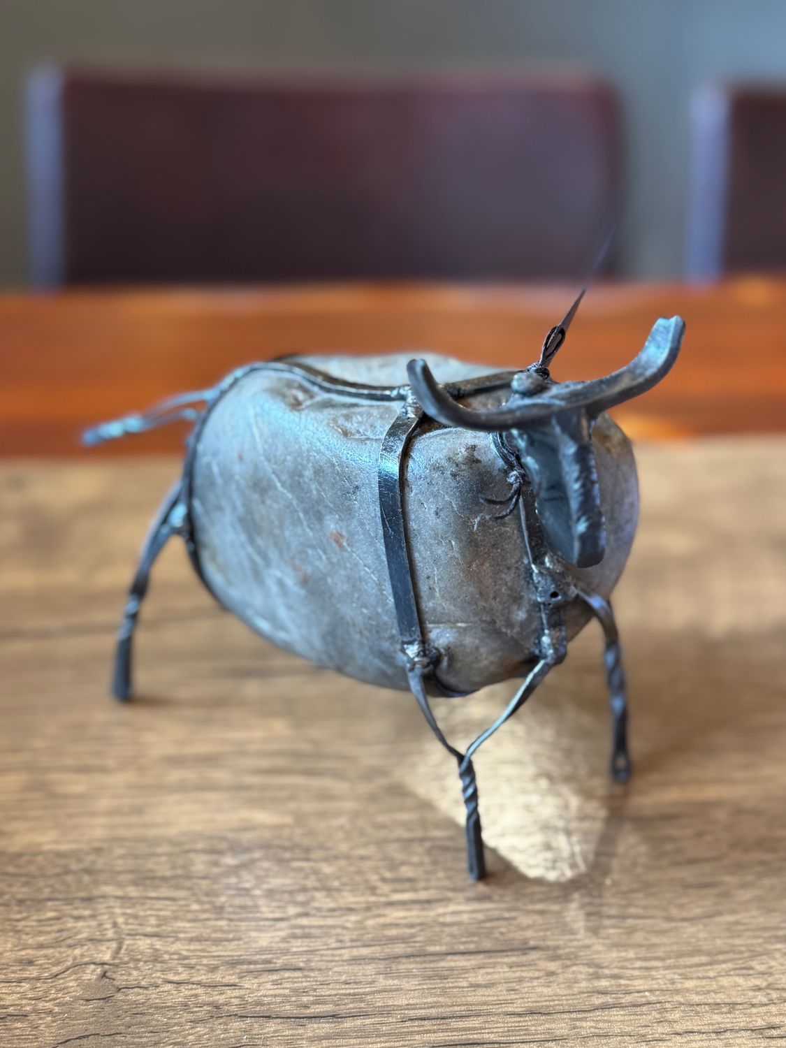 Metal Art with Stone (E)