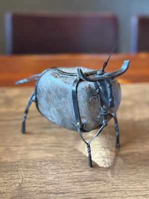 Metal Art with Stone (E)