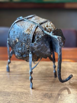Metal Art with Stone (F)