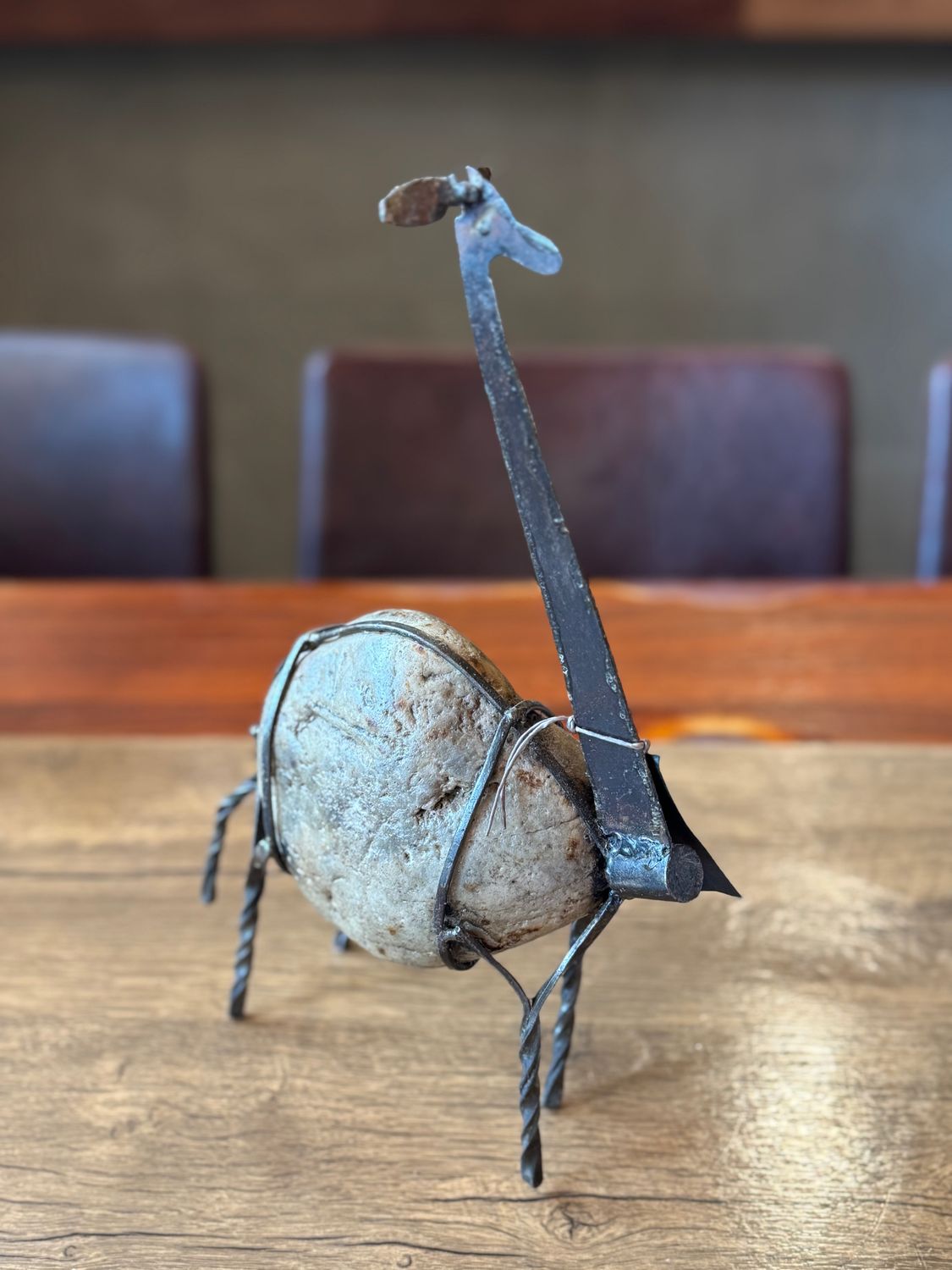 Metal Art with Stone (G)