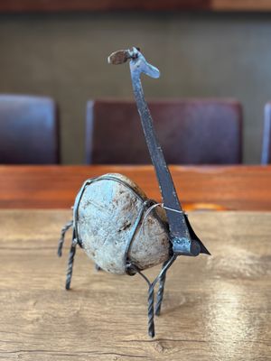 Metal Art with Stone (G)