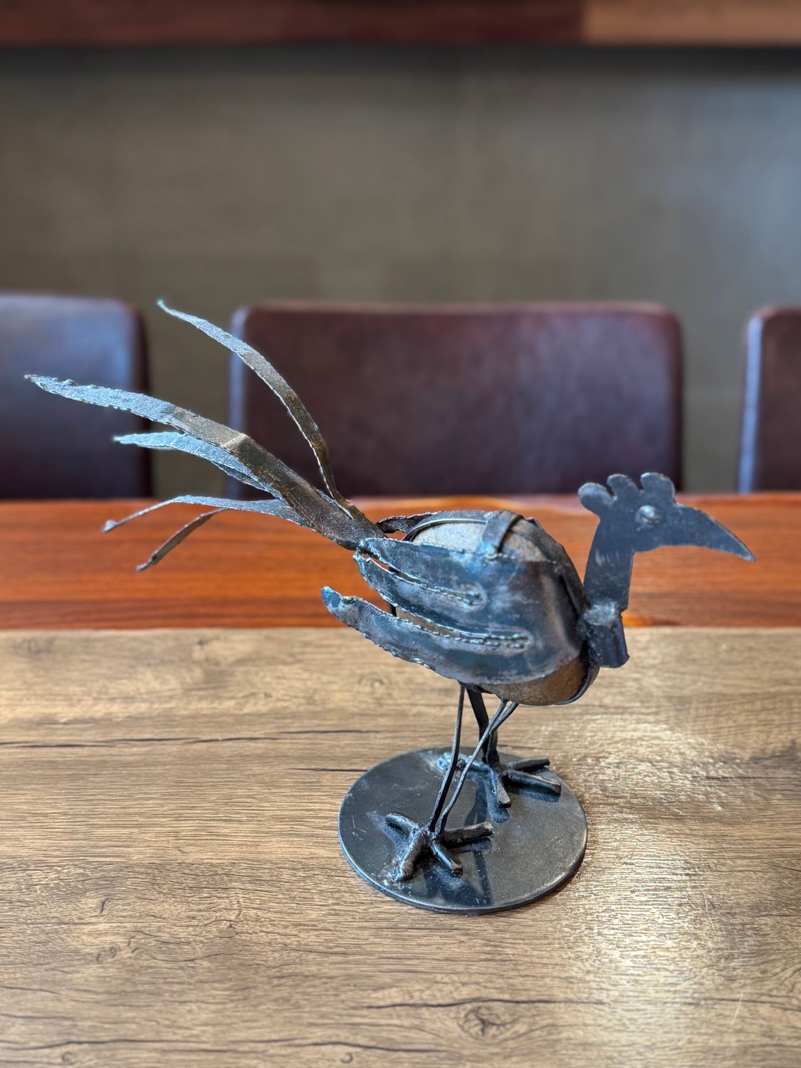 Metal Art with Stone (H)