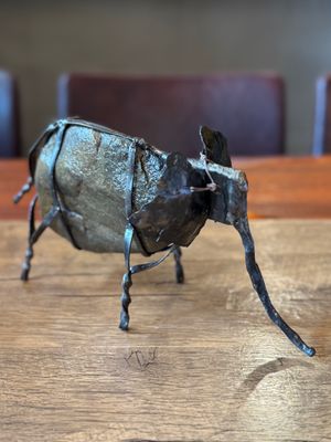 Metal Art with Stone (I)