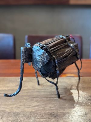 Metal Art with Wood (A)