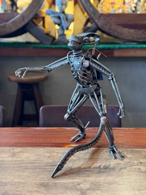 Alien Scrap Metal Art