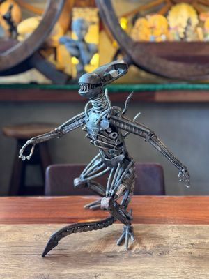 Alien Scrap Metal Art