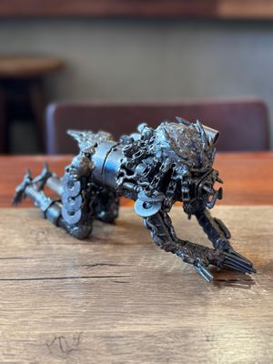 Predator Scrap Metal Art