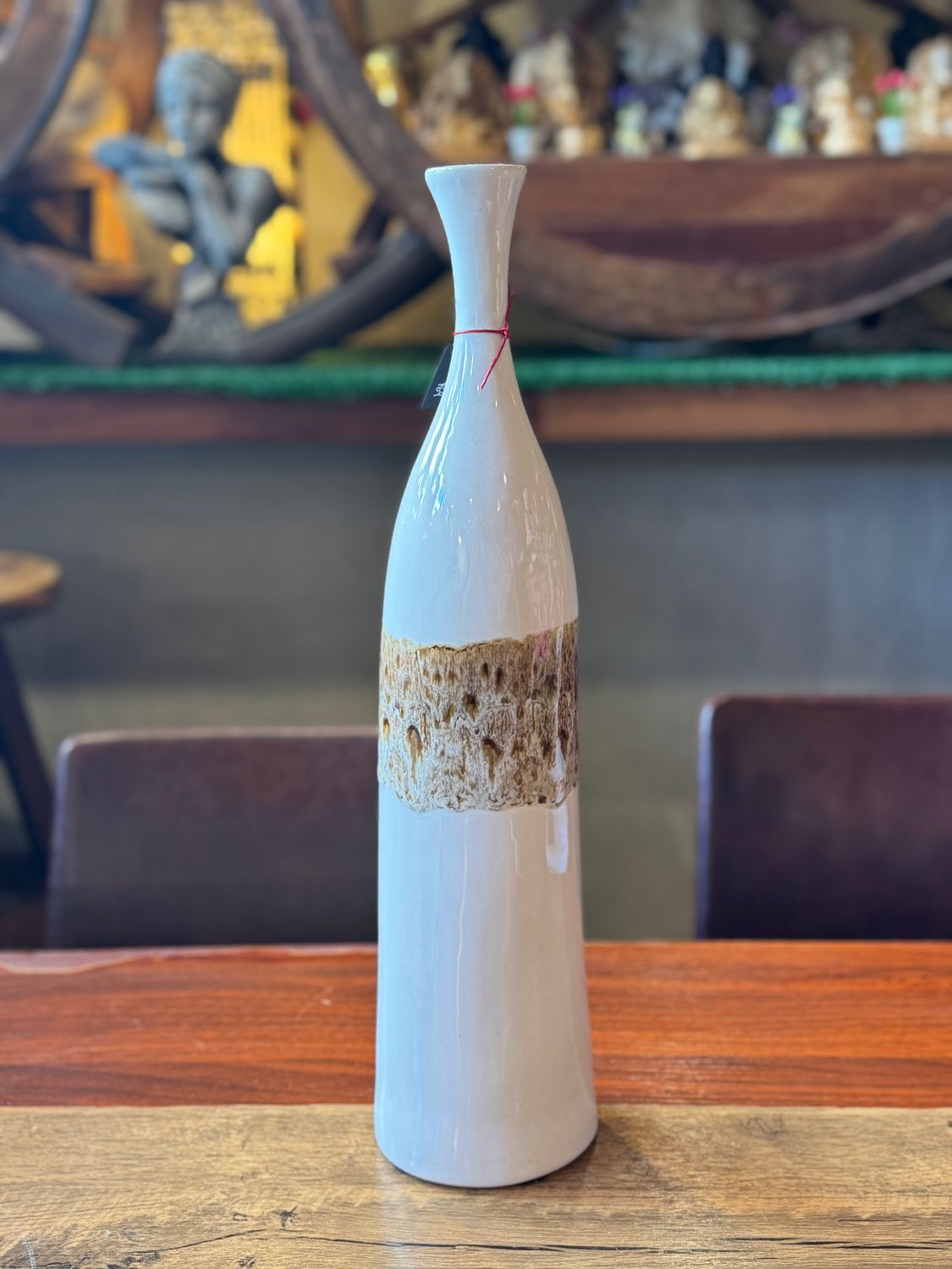 Handmade ceramic tall Vase - 43 cm