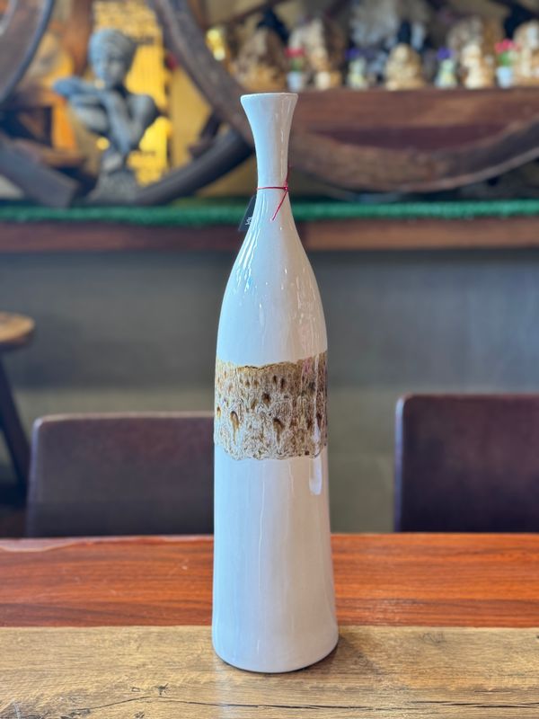Handmade ceramic tall Vase - 43 cm