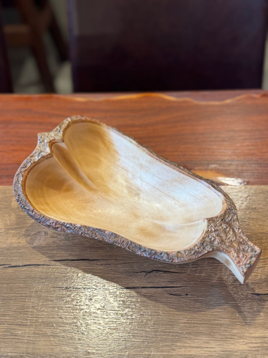 Mango Wood Bowl (Pear)