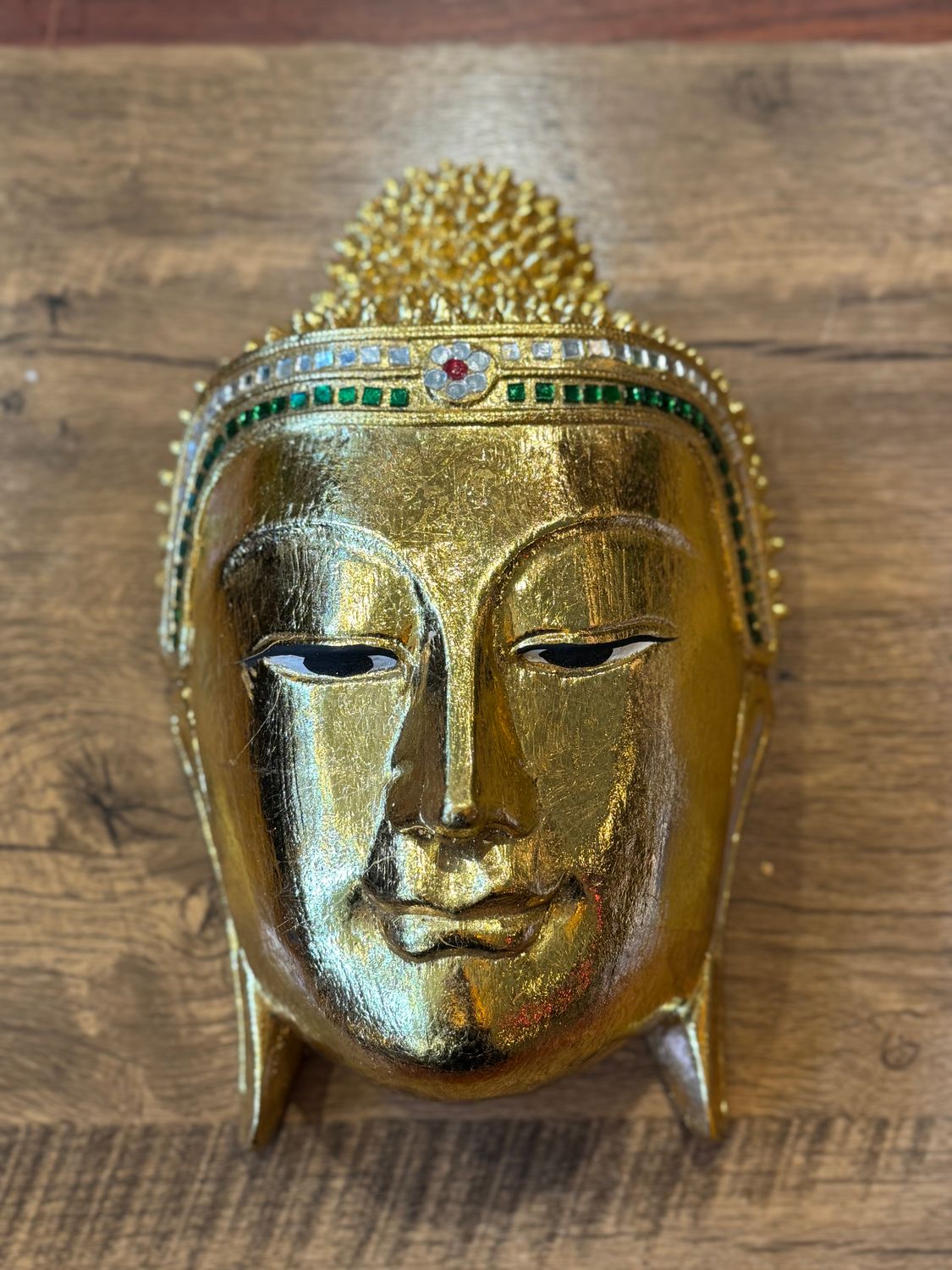 Wooden Buddha Face (M)