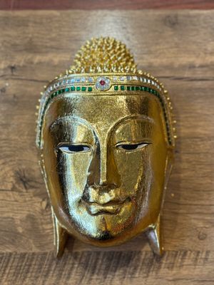 Wooden Buddha Face (M)