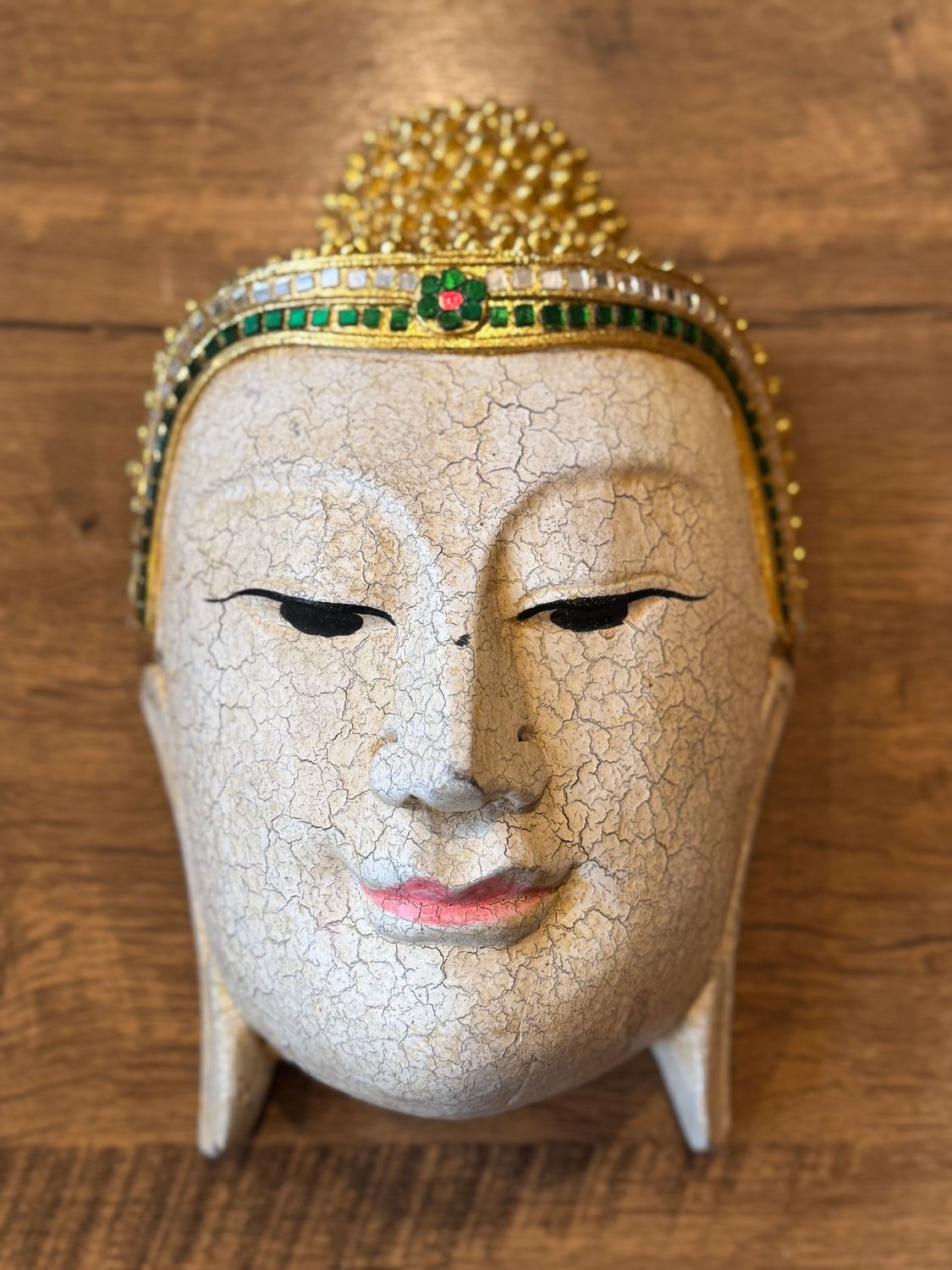 Wooden Buddha Face (M)