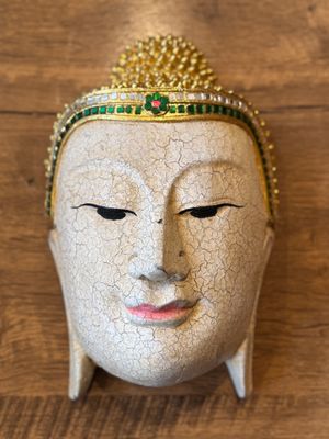 Wooden Buddha Face (M)