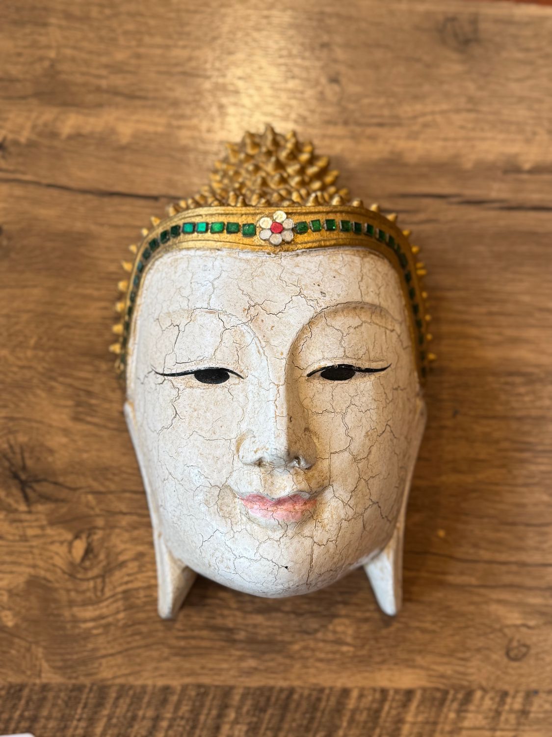 Wooden Buddha Face (S)