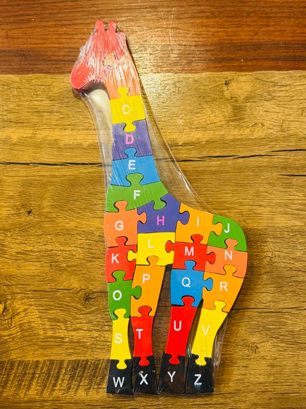 Handmade Wooden Jigsaw (Giraffe)