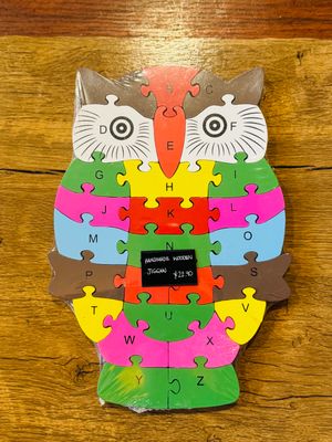 Handmade Wooden Jigsaw (Owl)