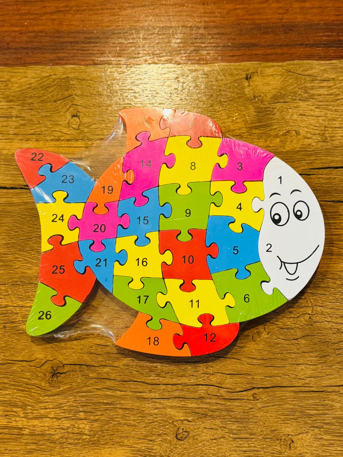 Handmade Wooden Jigsaw (Fish)