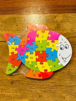 Handmade Wooden Jigsaw (Fish)