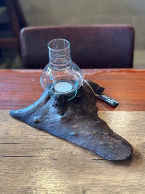 Teakwood Tea Light Candle Holder