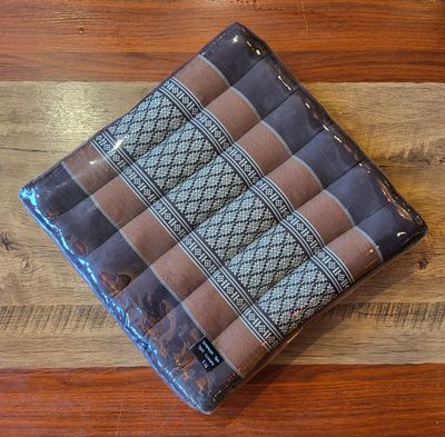 Handmade Thai seat cushion - Brown