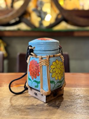 Spun Bamboo Rice Container