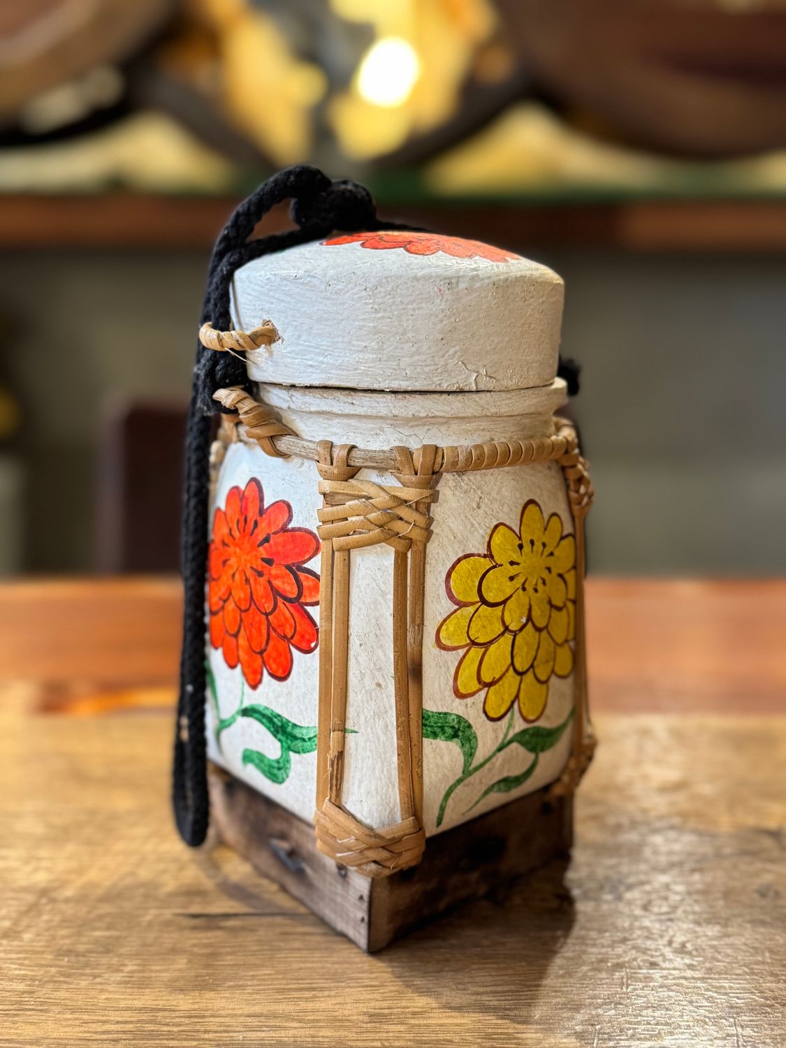 Spun Bamboo Rice Container (S)