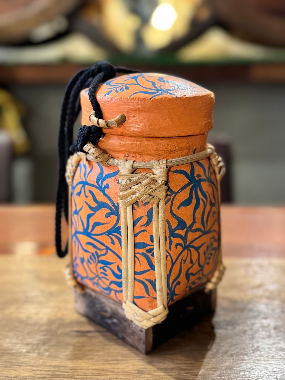 Spun Bamboo Rice Container (S)