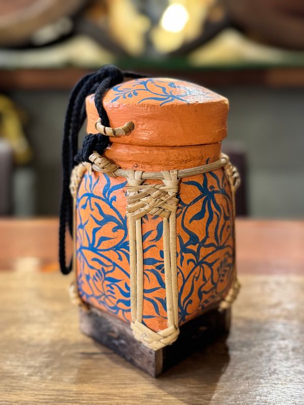 Spun Bamboo Rice Container (S)