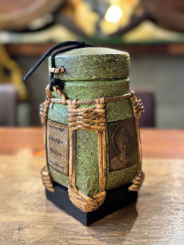 Spun Bamboo Rice Container (S)