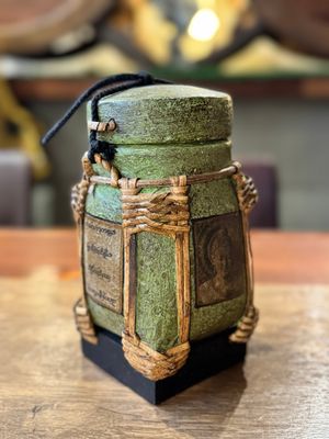 Spun Bamboo Rice Container (S)