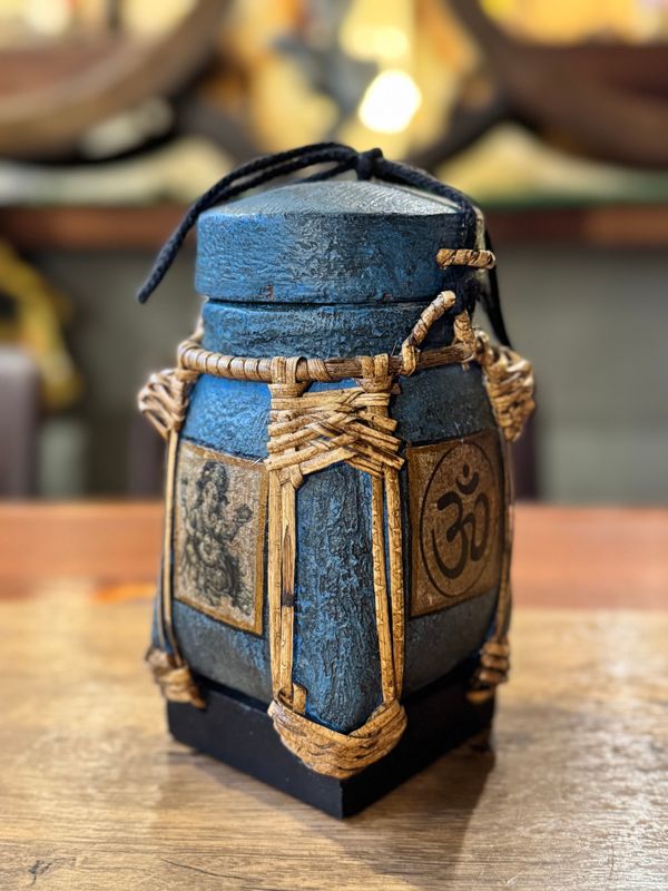 Spun Bamboo Rice Container (S)
