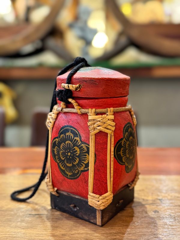 Spun Bamboo Rice Container (S)