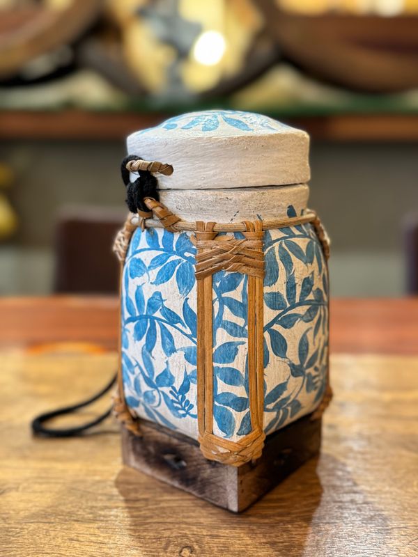 Spun Bamboo Rice Container (S)