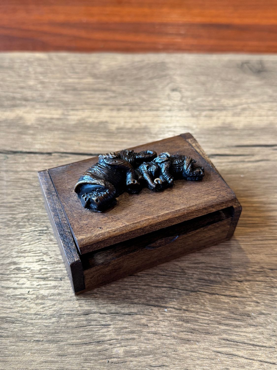 Wooden Business Card Box (S)