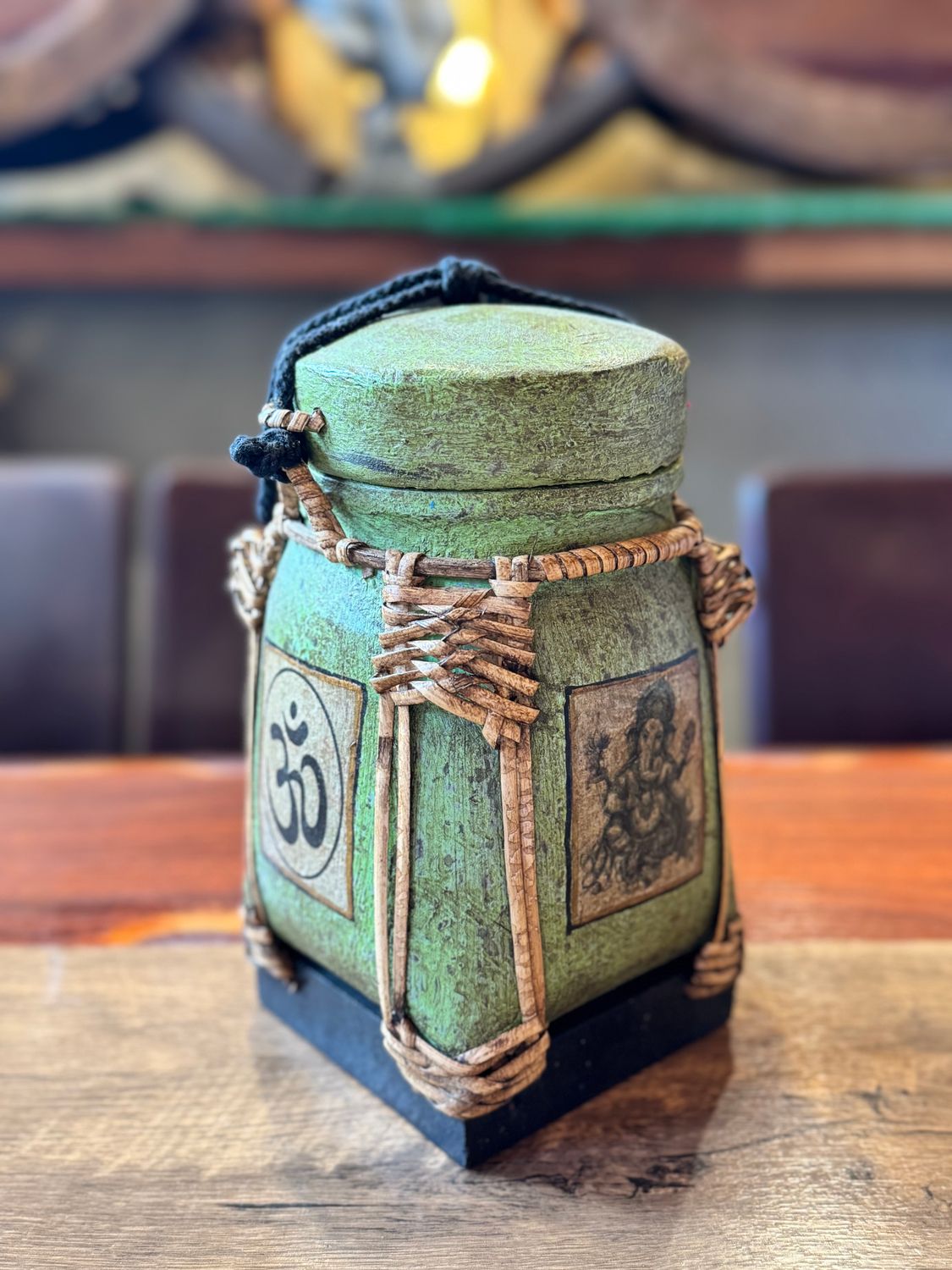 Spun Bamboo Rice Container (M)