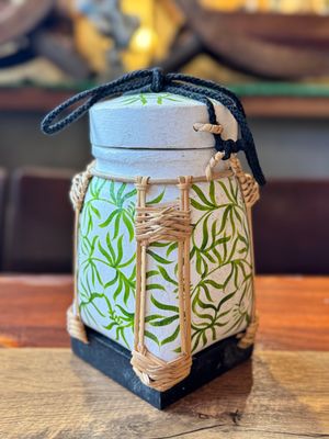 Spun Bamboo Rice Container (M)