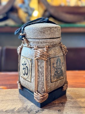 Spun Bamboo Rice Container (M)