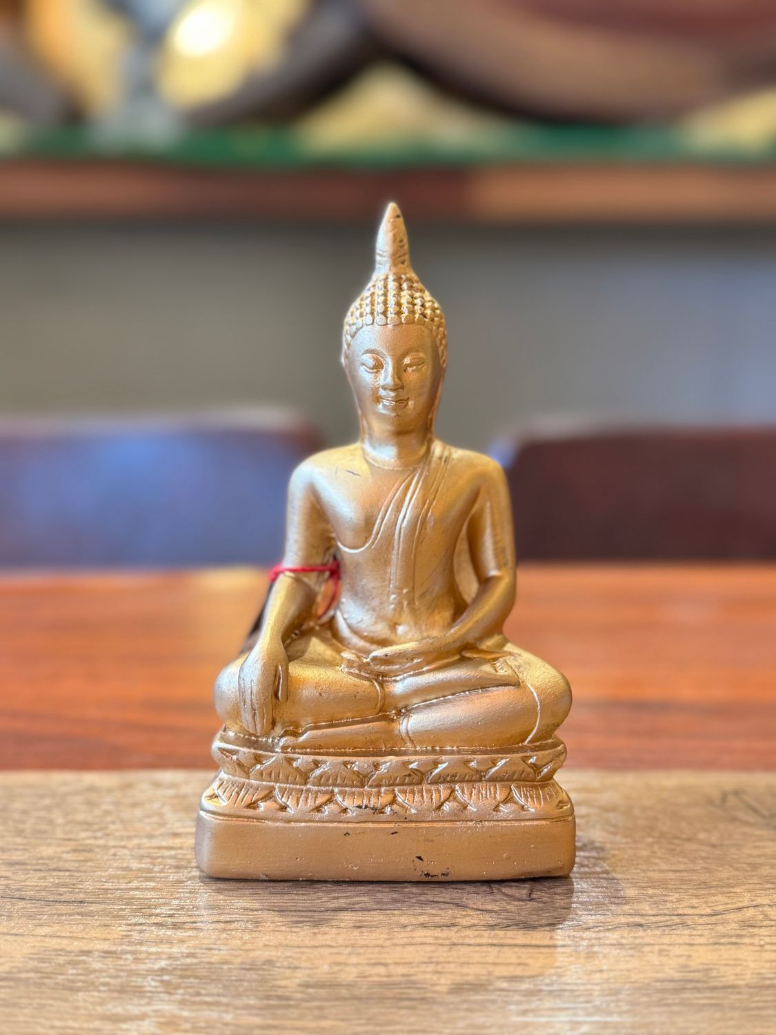 Resin Golden Buddha in Meditation (S)