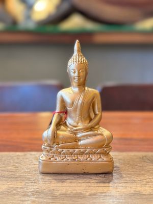 Resin Golden Buddha in Meditation (S)