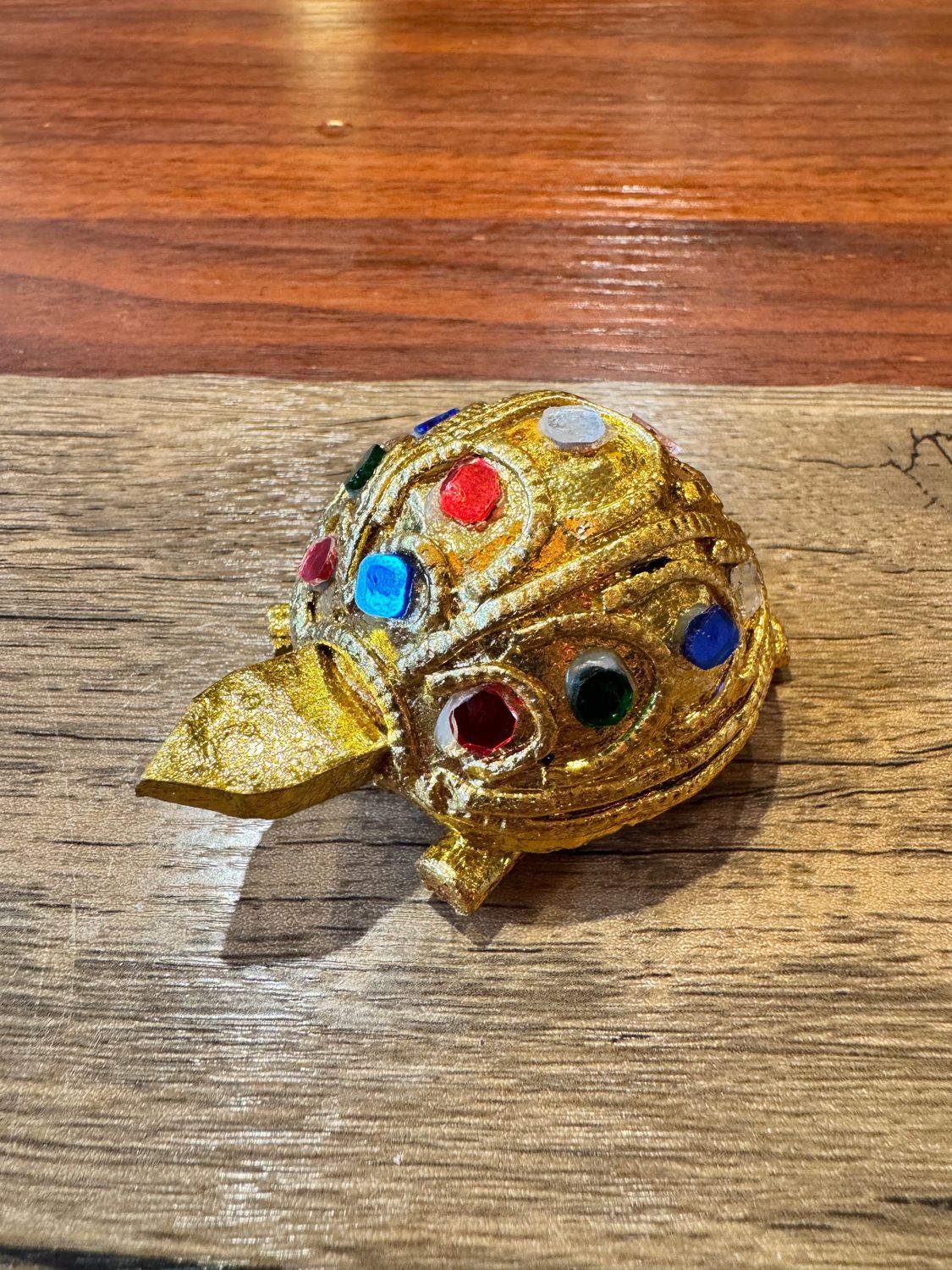 Hand Carved Wooden Turtle (S)
