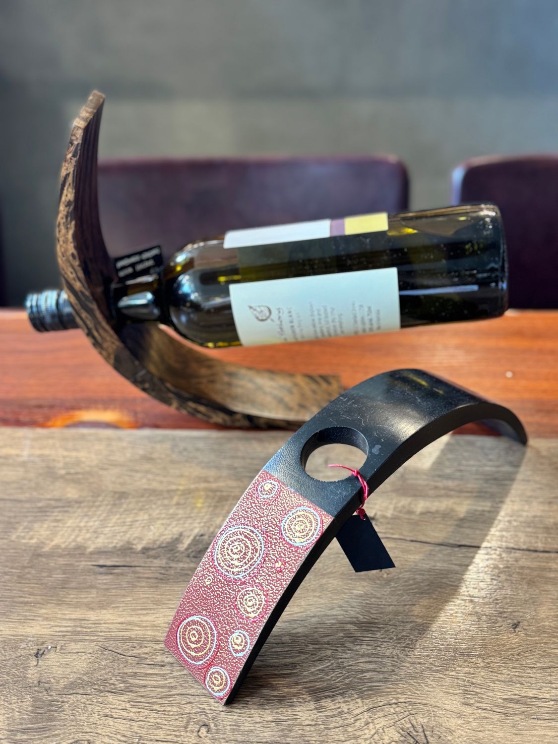 Handmade Wooden Wine Bottle Holder