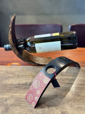 Handmade Wooden Wine Bottle Holder